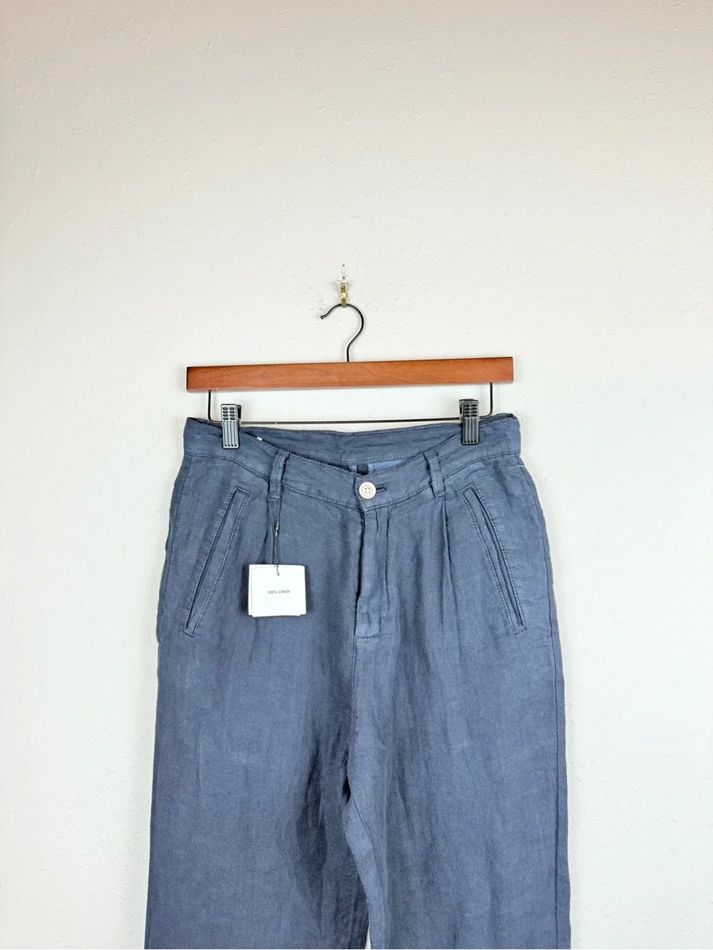 Zara linen taper